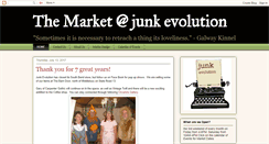 Desktop Screenshot of junkevolution.blogspot.com