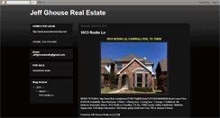 Desktop Screenshot of jeffghouserealestate.blogspot.com