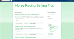 Desktop Screenshot of horseracingbettingtipsters.blogspot.com