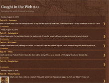 Tablet Screenshot of caughtintheweb-cjm.blogspot.com