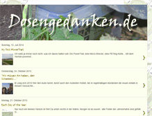 Tablet Screenshot of dosengedanken-de.blogspot.com