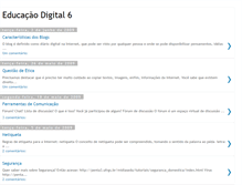 Tablet Screenshot of educacaodigital-6.blogspot.com