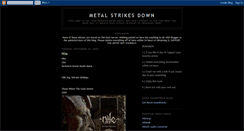 Desktop Screenshot of metal-strikes-down.blogspot.com