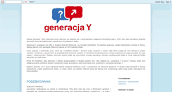 Desktop Screenshot of generacja-y.blogspot.com