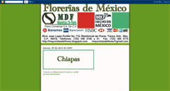 Desktop Screenshot of floreriasdechiapas.blogspot.com