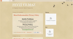 Desktop Screenshot of fevziylmaz.blogspot.com
