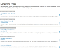 Tablet Screenshot of lpjournal.blogspot.com