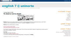 Desktop Screenshot of englishseven.blogspot.com