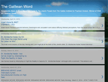 Tablet Screenshot of galileanword.blogspot.com