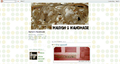 Desktop Screenshot of marionshandmades.blogspot.com