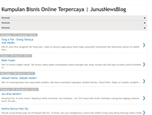 Tablet Screenshot of junusnewsblog.blogspot.com