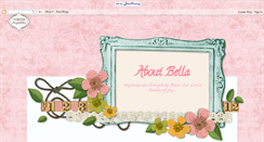 Desktop Screenshot of anythingaboutbella.blogspot.com