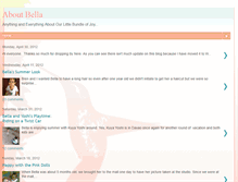 Tablet Screenshot of anythingaboutbella.blogspot.com