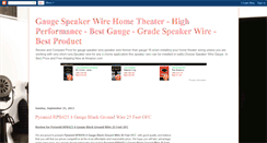 Desktop Screenshot of gauge-speaker-wire-home-theater-best.blogspot.com