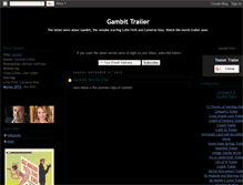 Tablet Screenshot of gambit-trailer-2012.blogspot.com