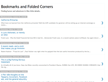 Tablet Screenshot of bookmarksandfoldedcorners.blogspot.com