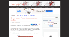Desktop Screenshot of javabynataraj.blogspot.com