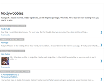 Tablet Screenshot of mollywobbles.blogspot.com