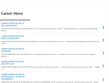 Tablet Screenshot of careernewz.blogspot.com