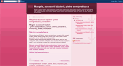 Desktop Screenshot of margele-accesorii-semipretioase.blogspot.com