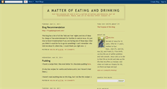 Desktop Screenshot of amatterofeatinganddrinking.blogspot.com