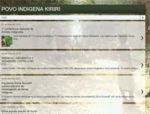 Tablet Screenshot of culturaindigenakiriri.blogspot.com