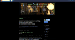 Desktop Screenshot of dangerousobjects.blogspot.com