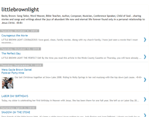 Tablet Screenshot of littlebrownlightblog.blogspot.com
