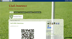 Desktop Screenshot of insure-first.blogspot.com