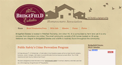 Desktop Screenshot of bridgefieldestates.blogspot.com