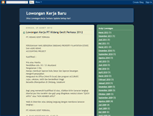 Tablet Screenshot of lowongankerja001.blogspot.com