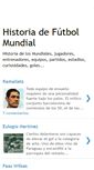 Mobile Screenshot of historiadefutbolmundial.blogspot.com