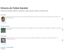 Tablet Screenshot of historiadefutbolmundial.blogspot.com