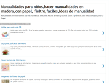 Tablet Screenshot of manualidadesdecoracion.blogspot.com