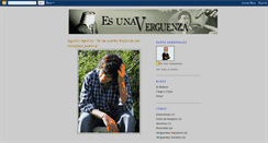 Desktop Screenshot of esunaverguenza.blogspot.com