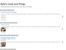 Tablet Screenshot of kyliescardsandthings.blogspot.com