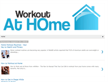 Tablet Screenshot of homeworkout4you.blogspot.com