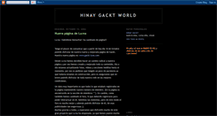 Desktop Screenshot of hinay-gackt.blogspot.com