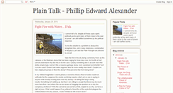 Desktop Screenshot of plainlytalking.blogspot.com