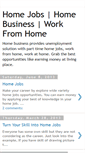 Mobile Screenshot of homejobs-homebusiness-workfromhome.blogspot.com