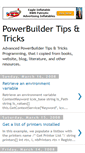 Mobile Screenshot of power-builder.blogspot.com