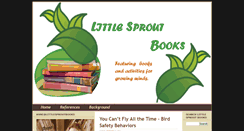 Desktop Screenshot of littlesproutbooks.blogspot.com