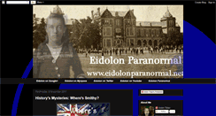 Desktop Screenshot of eidolonparanormal.blogspot.com