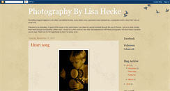 Desktop Screenshot of photographybylisahecke.blogspot.com