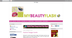 Desktop Screenshot of mybeautyflash.blogspot.com