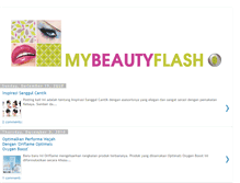 Tablet Screenshot of mybeautyflash.blogspot.com