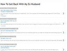 Tablet Screenshot of howtogetbackwithmyexhusband.blogspot.com