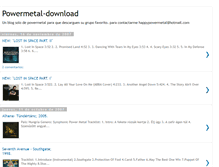 Tablet Screenshot of powermetal-download.blogspot.com