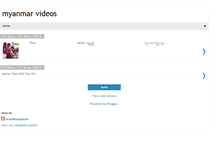 Tablet Screenshot of myanmarvideos.blogspot.com