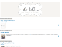 Tablet Screenshot of dotellcreatinginspiration.blogspot.com